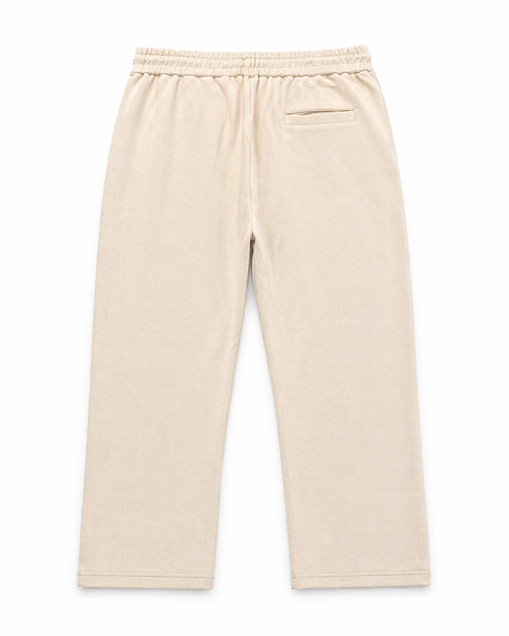 Relaxed Fit Baggy Trousers with Drawstring Waist & Front Stitch Lining