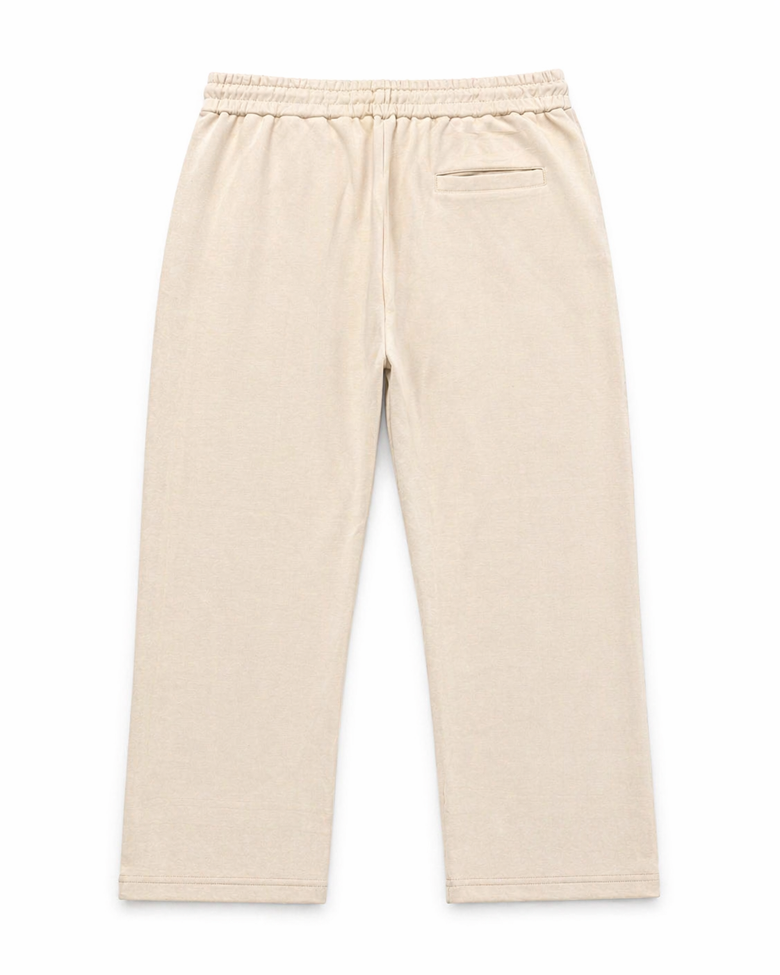 Relaxed Fit Baggy Trousers with Drawstring Waist & Front Stitch Lining