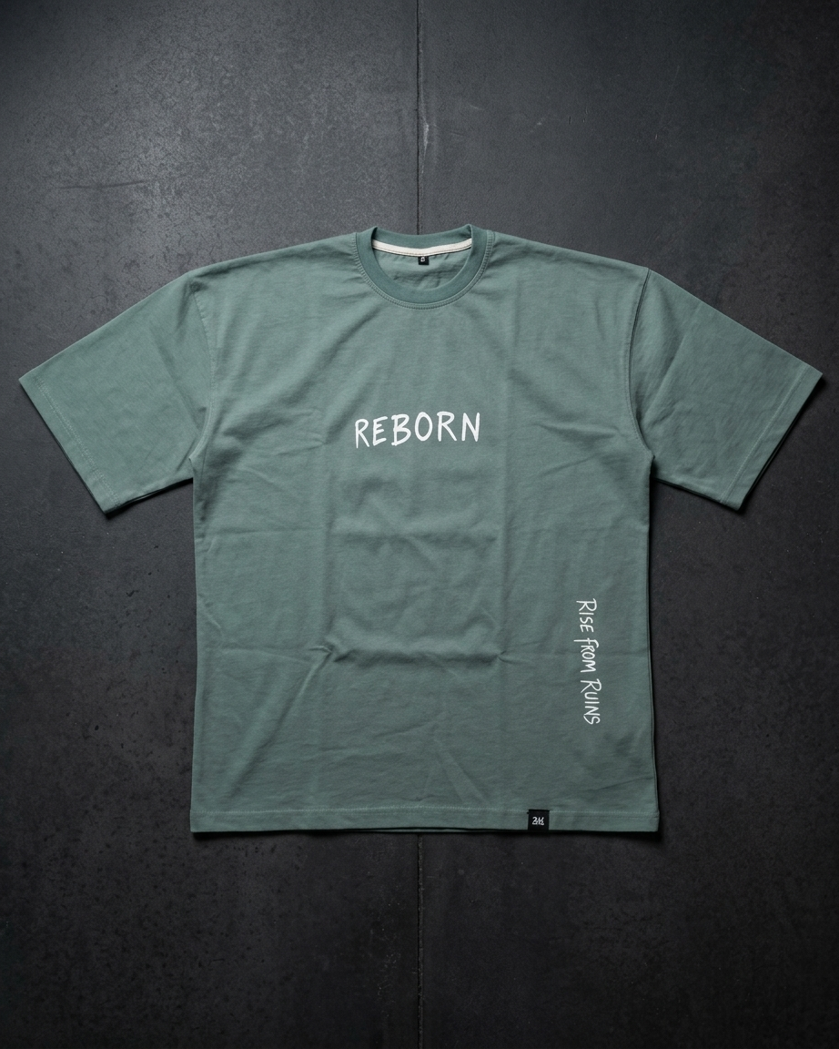 REBORN Oversized Graphic T-Shirt